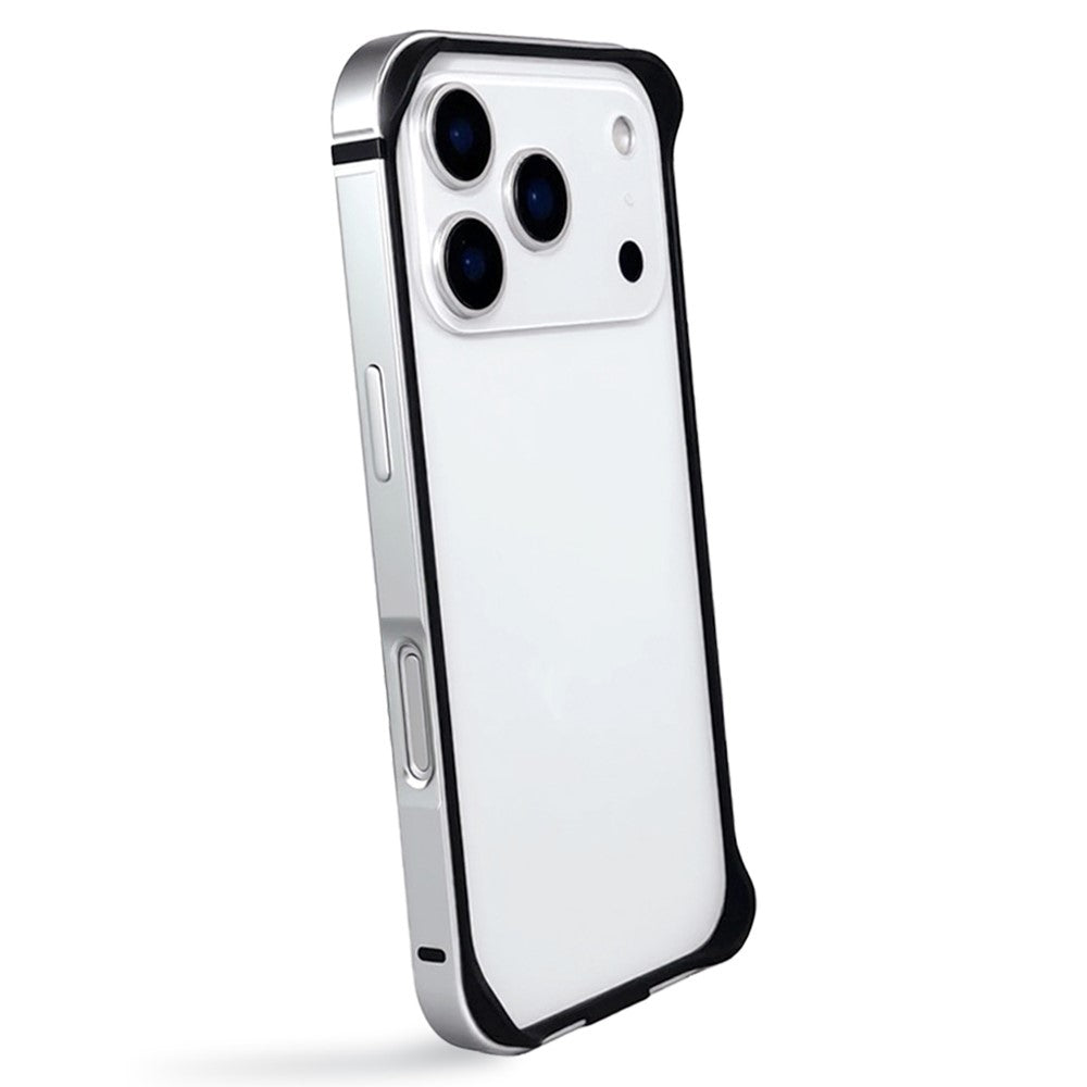iPhone 17 Pro Frame Bumper Cover Inner Soft (No Back) - Silver